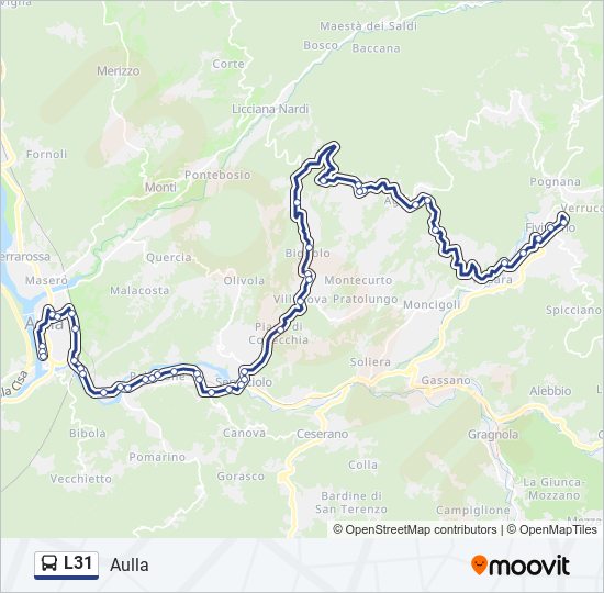 L31 bus Line Map