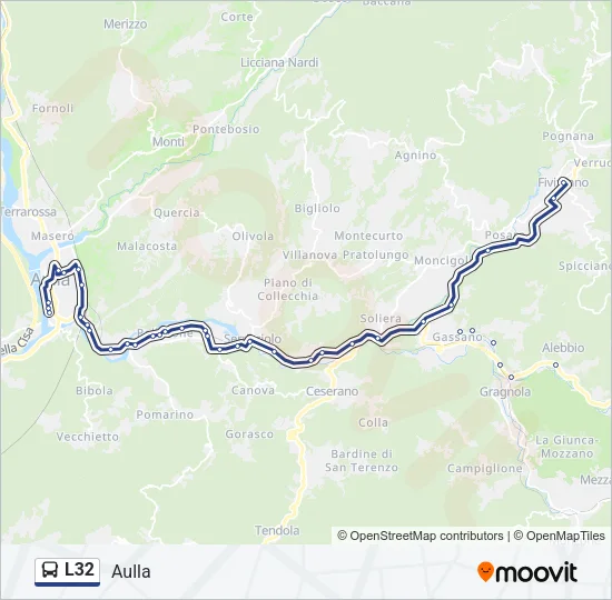 L32 Bus Line Map