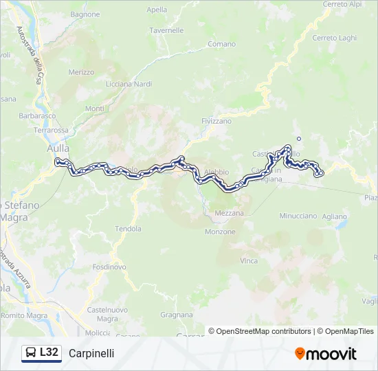 L32 Bus Line Map