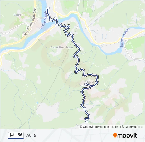L36 Bus Line Map