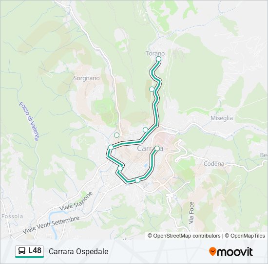 L48 bus Line Map