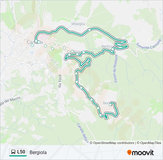 L50 bus Line Map