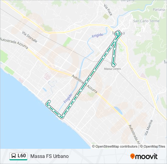 L60 bus Line Map