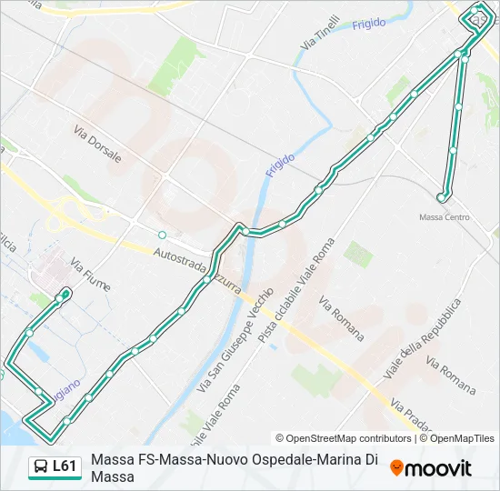 L61 Bus Line Map