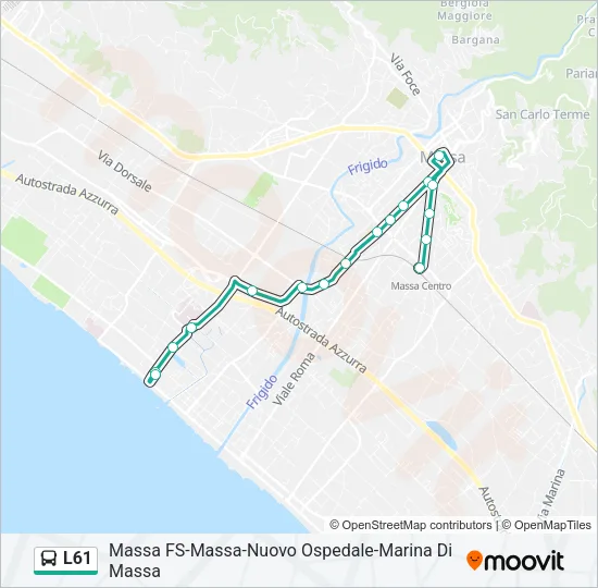 L61 Bus Line Map