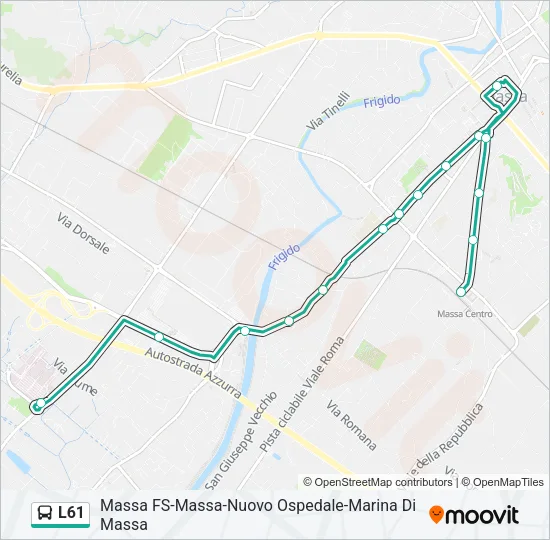 L61 Bus Line Map