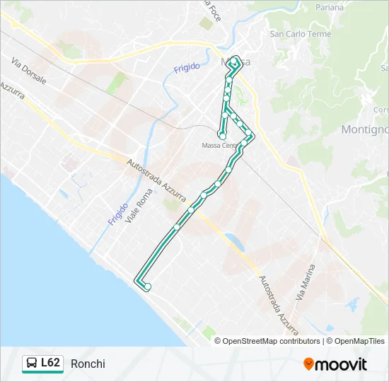 L62 Bus Line Map
