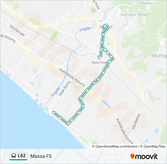 L62 Bus Line Map