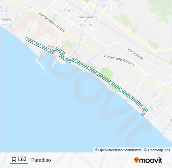 L63 Bus Line Map