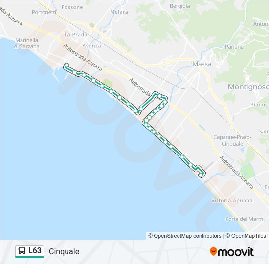 L63 Bus Line Map