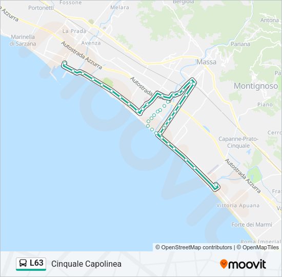 L63 Bus Line Map