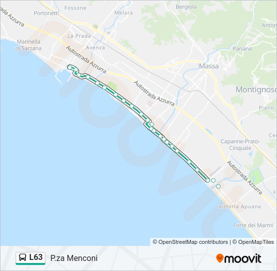 L63 Bus Line Map