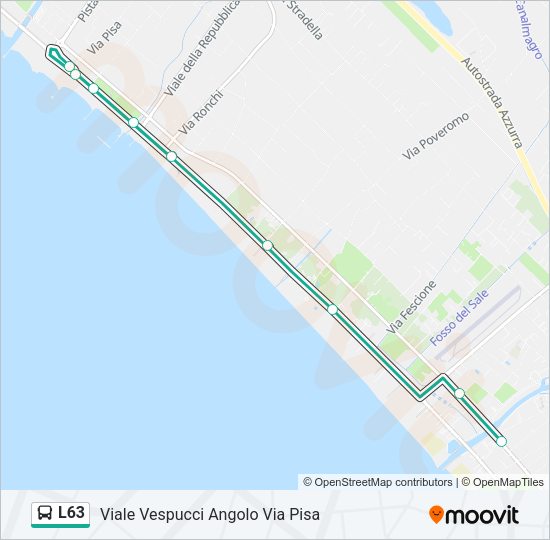 L63 Bus Line Map