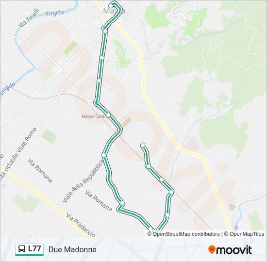 L77 Bus Line Map