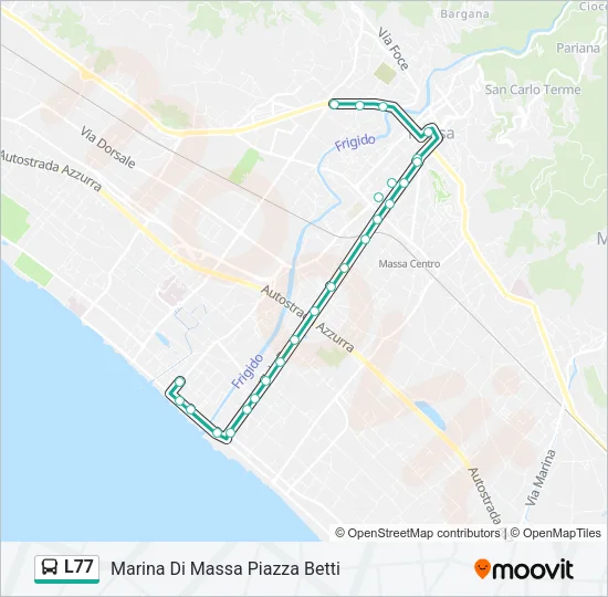 L77 Bus Line Map