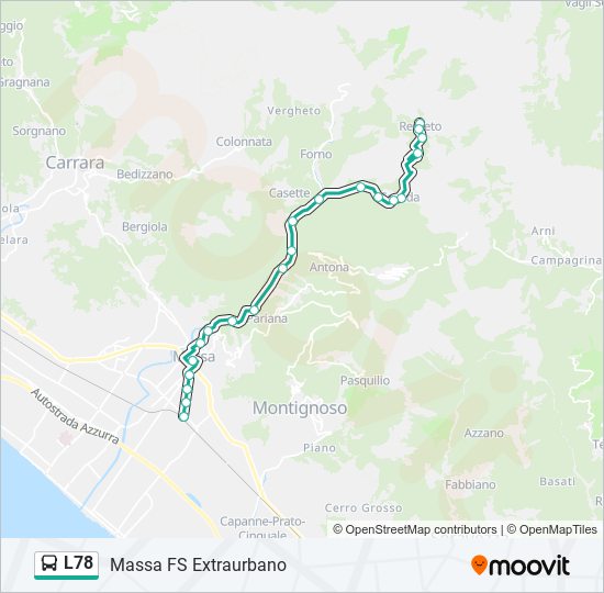 L78 bus Line Map