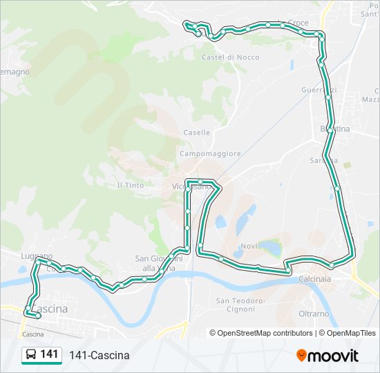 141 Route: Schedules, Stops & Maps - 141-Cascina (Updated)