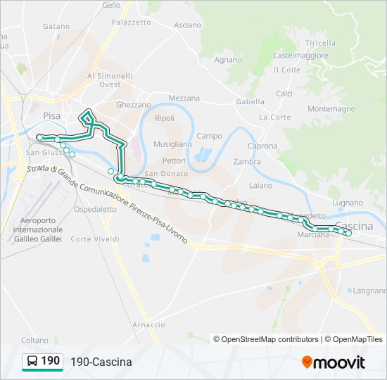190 Route: Schedules, Stops & Maps - 190-Cascina (Updated)