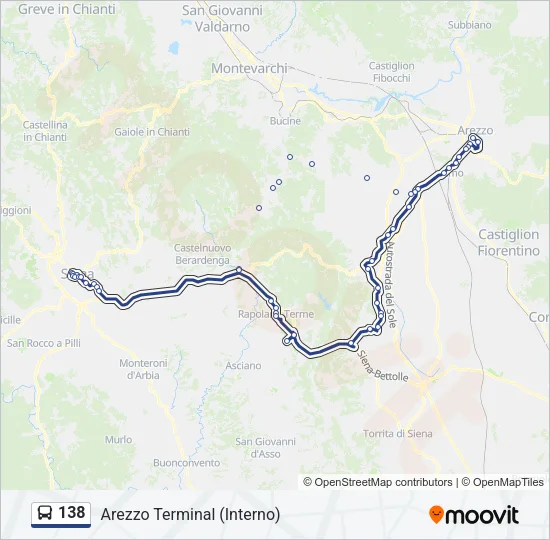138 Bus Line Map