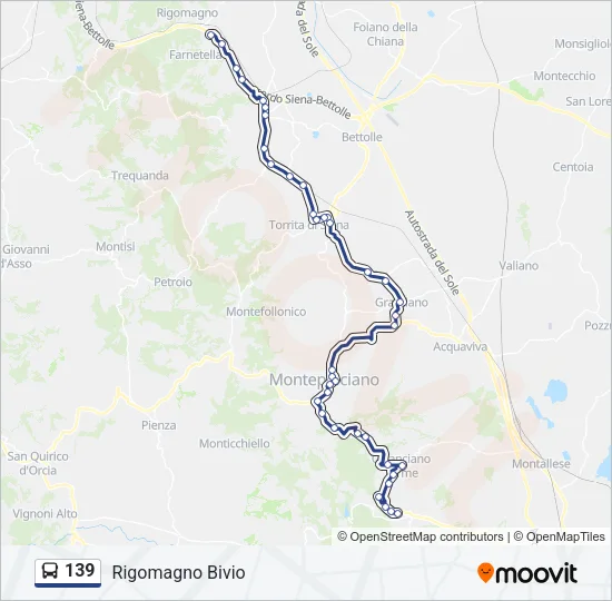139 Bus Line Map