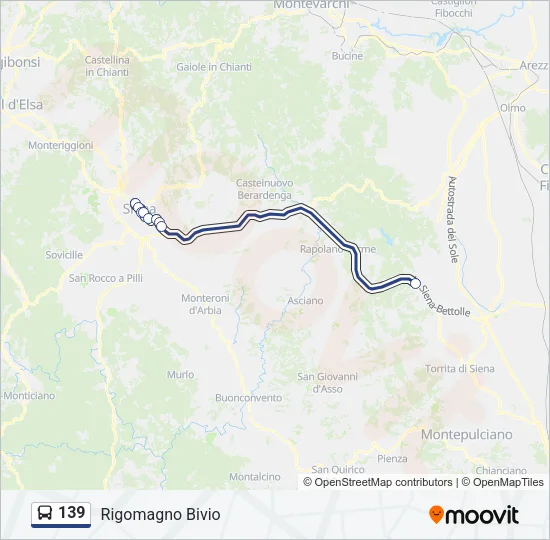 139 Bus Line Map