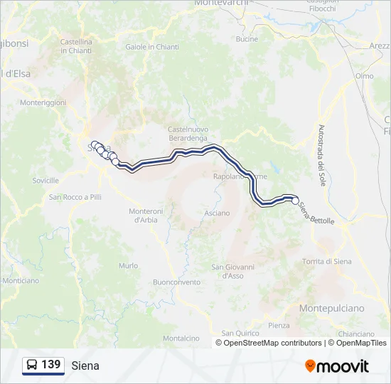 139 Bus Line Map