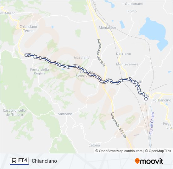 FT4 bus Line Map