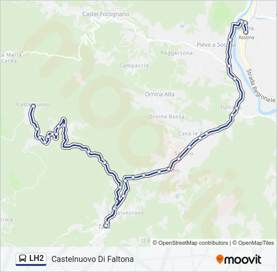 LH2 Bus Line Map