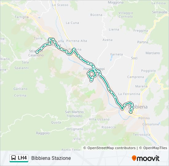 LH4 bus Line Map