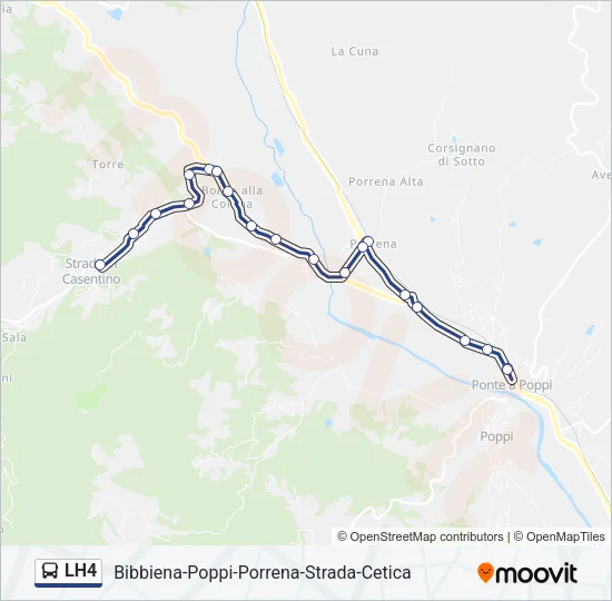 LH4 Bus Line Map