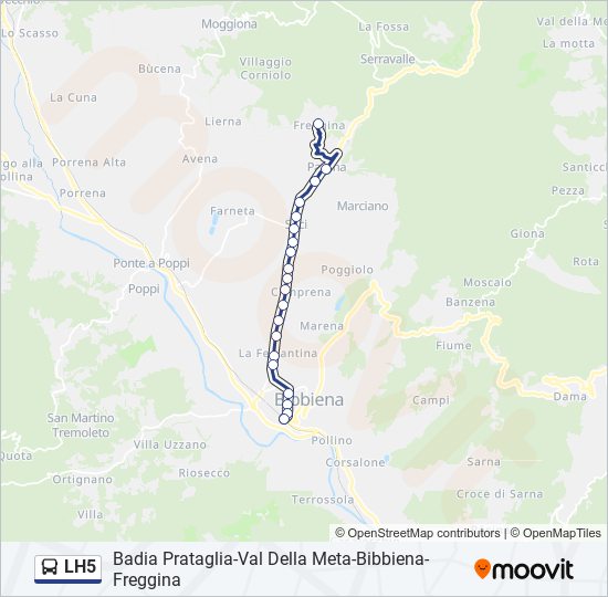 LH5 bus Line Map