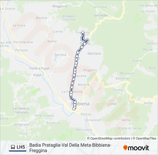 LH5 Bus Line Map