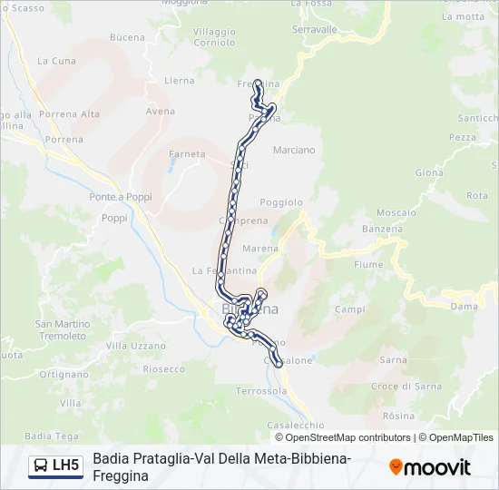 LH5 Bus Line Map