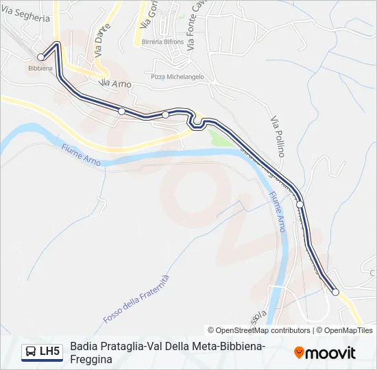 LH5 Bus Line Map