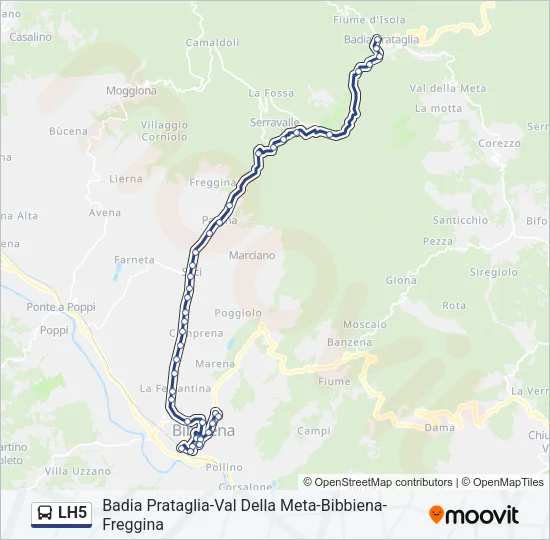 LH5 Bus Line Map