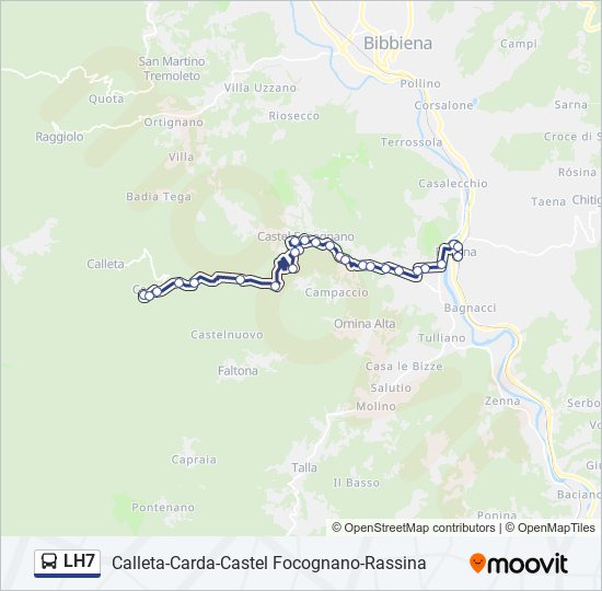 LH7 bus Line Map