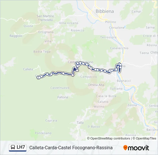LH7 Bus Line Map