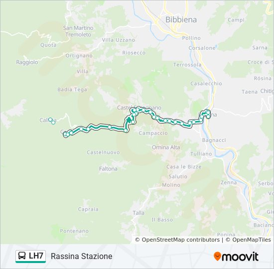 LH7 bus Line Map