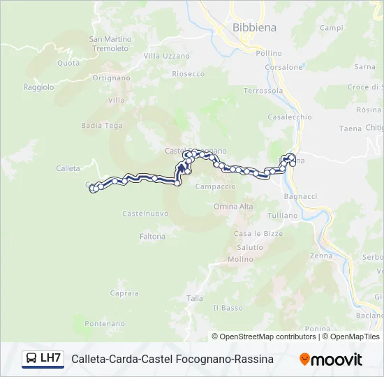 LH7 Bus Line Map