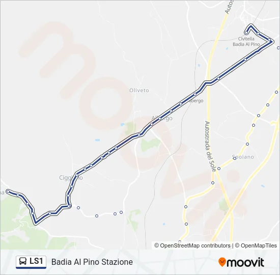 LS1 Bus Line Map