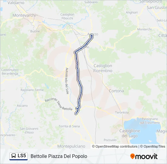 LS5 Bus Line Map