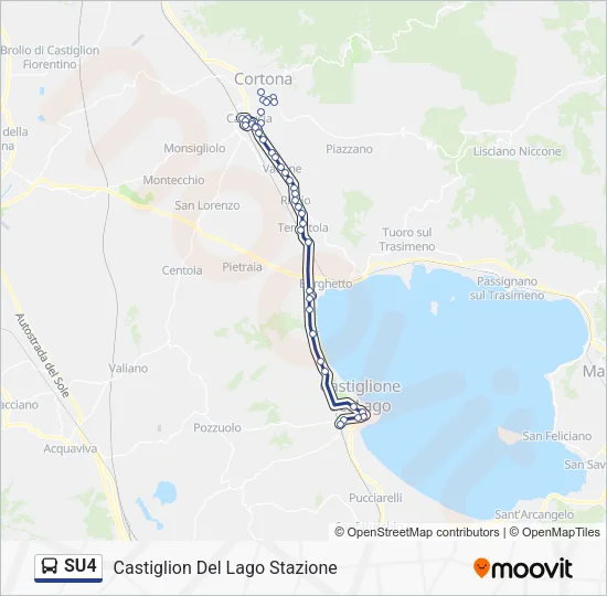 SU4 Bus Line Map