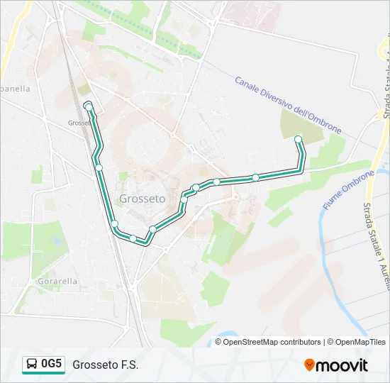 0G5 Bus Line Map