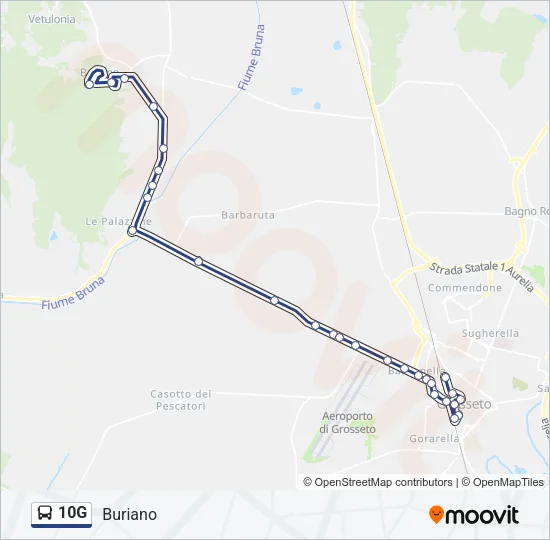 10G Bus Line Map