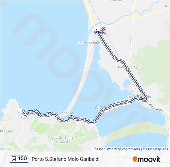 15O Bus Line Map