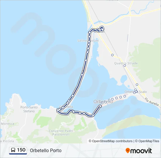 15O Bus Line Map