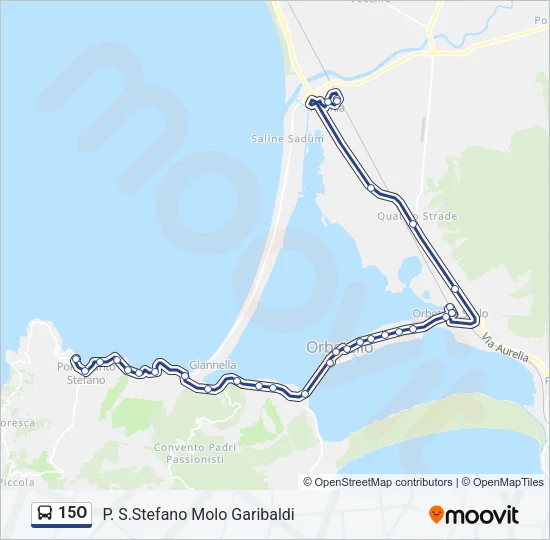 15O Bus Line Map