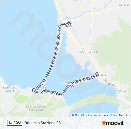 15O Bus Line Map