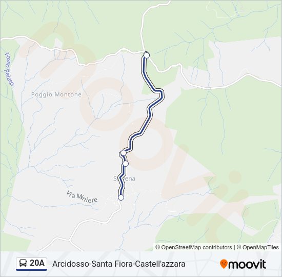 20A Bus Line Map