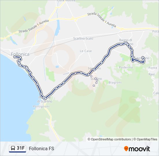 31F bus Line Map